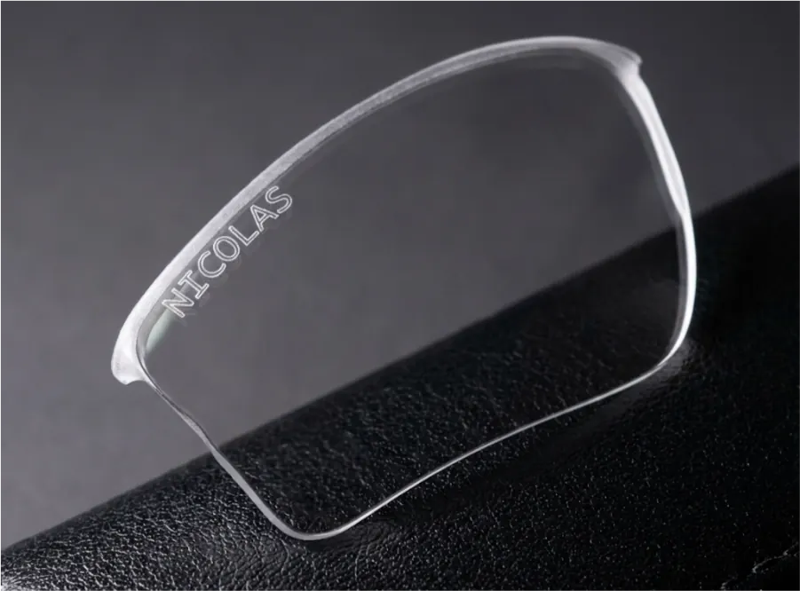 Lens engraving