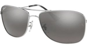 Original lenses Ray-Ban RB3543, colour 5J · Silver mirror chromance polarized · plastic
