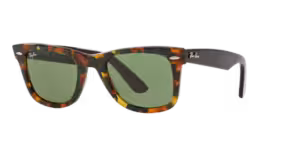 Original Ray-Ban RB2140 Wayfarer arms, colour 1159 · Mottled green havana