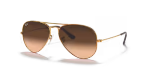 Original Ray-Ban RB3025 Aviator arms, colour 9001 · Light bronze