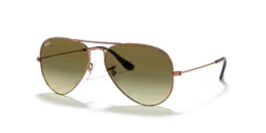 Original Ray-Ban RB3025 Aviator arms, colour 9002 · Medium bronze