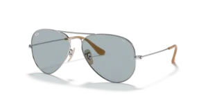 Original Ray-Ban RB3025 Aviator arms, colour 9065 · Silver