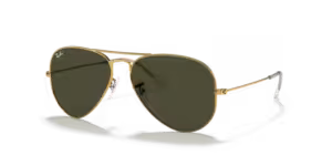 Original Ray-Ban RB3025 Aviator arms, colour L0205 · Golden