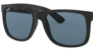 Original lenses Ray-Ban RB4165 Justin, colour 2V · Blue dark polarized · plastic