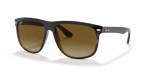 Original Ray-Ban RB4147 Boyfriend arms, colour 6095 · Top black on brown
