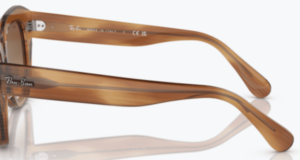 Original Ray-Ban RB2186 State Street arms, colour 1403 · Striped brown