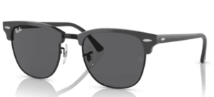 Ray-Ban 3016 CLUBMASTER, colour 1367B1 · Gray on black