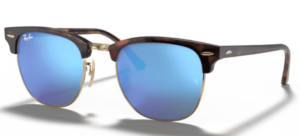 Ray-Ban 3016 CLUBMASTER, colour 114517 · Havana on gold