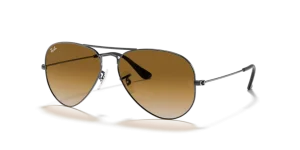 Ray-Ban RB3025 AVIATOR LARGE METAL, colour 004/51 gunmetal