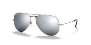 Ray-Ban RB3025 AVIATOR LARGE METAL, colour 019/w3 silver matte