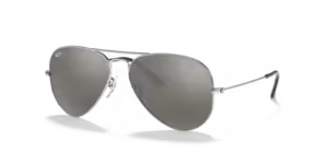 Original Ray-Ban RB3025 Aviator arms, colour W3275 · Silver