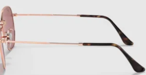 Original Ray-Ban RB3548N Hexagonal arms, colour 9202 · Pink gold