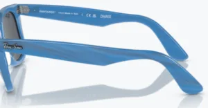 Original Ray-Ban RB2140 Wayfarer arms, colour 1409 · Photochromic striped blue