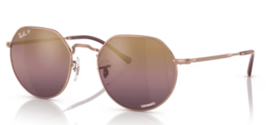 Ray-Ban 3565 JACK, colour 9202G9 · Pink gold