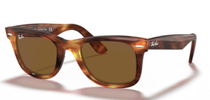 Ray-Ban 2140 WAYFARER, colour 954 · Striped havana