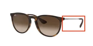 Original Ray-Ban RB4171 Erika arms, colour 865 · Havana rubber