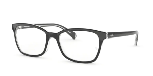 Ray-Ban RX5362, colour 2034 · Black on clear