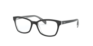 Ray-Ban RY1591, colour 3529 · Black on clear