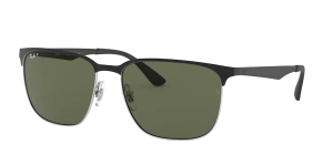Ray-Ban RB3569, colour 90049a black on silver