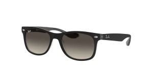 Ray-Ban RJ9052S JUNIOR NEW WAYFARER, colour 702211 black matte on clear