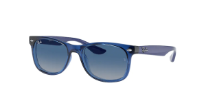 Ray-Ban RJ9052S JUNIOR NEW WAYFARER, colour 70624l clear blue