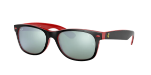 Ray-Ban RB2132M NEW WAYFARER, colour F63830 black matte on red