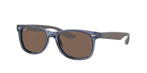 Ray-Ban RJ9052S JUNIOR NEW WAYFARER, colour 706873 clear blue