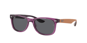 Ray-Ban RJ9052S JUNIOR NEW WAYFARER, colour 706987 clear violet