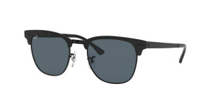 Ray-Ban RB3716 CLUBMASTER METAL, colour 186/r5 black matte on black