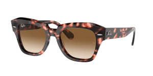 Ray-Ban RB2186 STATE STREET, colour 133451 · Pink havana
