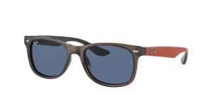 Ray-Ban RJ9052S JUNIOR NEW WAYFARER, colour 707180 clear brown