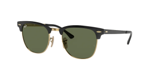 Ray-Ban RB3716 CLUBMASTER METAL, colour 187 · Black on arista