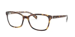 Ray-Ban RX5362, colour 5082 · Havana on clear