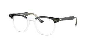 Ray-Ban RX5398 HAWKEYE, colour 2034 · Black on clear