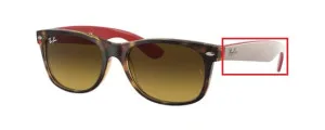 Original Ray-Ban RB2132 New Wayfarer arms, colour 6181 · Havana matte
