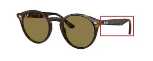 Original Ray-Ban RB2180 arms, colour 710 · Havana light