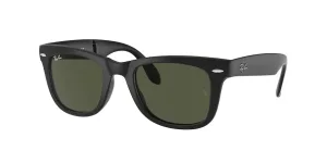 Ray-Ban RB4105 FOLDING WAYFARER, colour 601S · Black matte