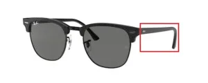 Original Ray-Ban RB3016 Clubmaster arms, colour 1305 · Wrinkled black on black