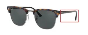 Original Ray-Ban RB3016 Clubmaster arms, colour 158R · Havana mottled blue