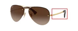 Original Ray-Ban RB3449 arms, colour 001 · Gold