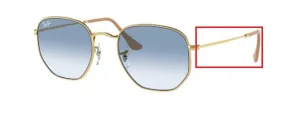 Original Ray-Ban RB3548 Hexagonal arms, colour 001/3F · Arista