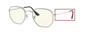 Original Ray-Ban RB3548 Hexagonal arms, colour 003 · Silver