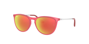 Ray-Ban RJ9060S JUNIOR ERIKA, colour 70096q fuxia fluo clear rubber