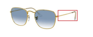 Original Ray-Ban RB3857 Frank arms, colour 9196 · Legend gold