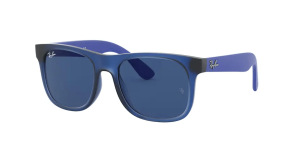 Ray-Ban RJ9069S, colour 706080 rubber clear blue