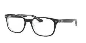 Ray-Ban RX5375, colour 2034 · Black on clear
