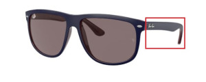 Original Ray-Ban RB4147 Boyfriend arms, colour 6569 · Blue