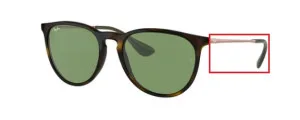 Original Ray-Ban RB4171 Erika arms, colour 6393 · Havana