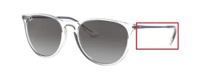 Original Ray-Ban RB4171 Erika arms, colour 6516 · Shiny clear