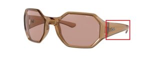 Original Ray-Ban RB4337 arms, colour 6541 · Brown